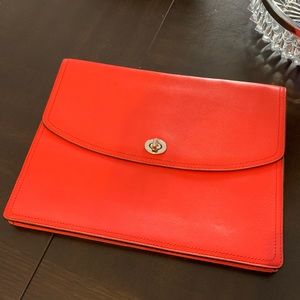 Coach iPad/tablet clutch